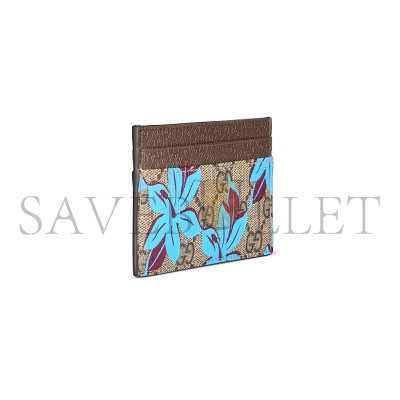 GUCCI GG PRINTED CARD CASE WALLET 841149 (11*7cm) GUCCI GG PRINTED CARD CASE WALLET 841149 (11*7cm)